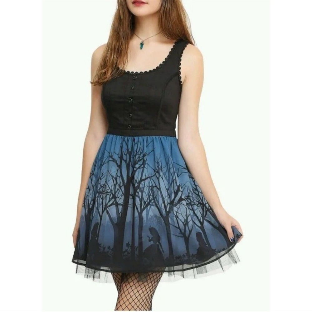 Disney Alice in Wonderland corset-style dress, size M